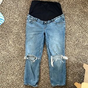 Abercrombie & Fitch Maternity Ankle Straight Jean